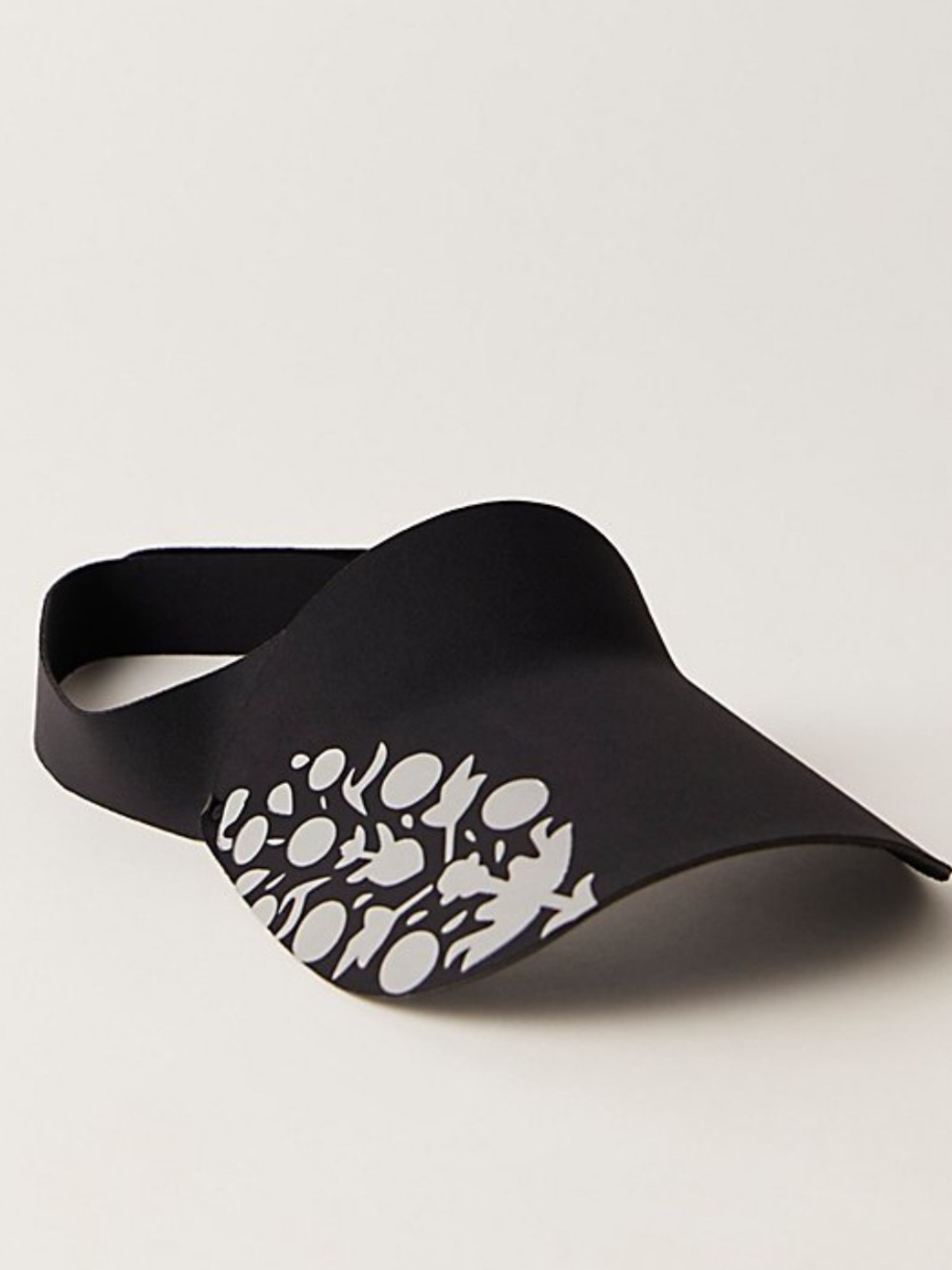 Free People Volley Reflective Visor In Black